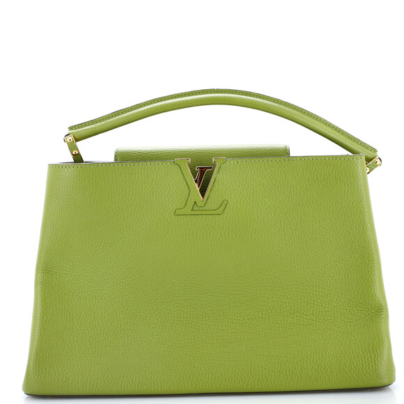 Louis Vuitton Handbags - Louis Vuitton GM Capucines Bag Leather